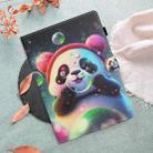 For iPad Pro 11 2024 Coloured Drawing Stitching Smart Leather Tablet Case(Panda) - 2