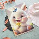 For iPad Pro 11 2024 Coloured Drawing Stitching Smart Leather Tablet Case(Rabbit) - 2