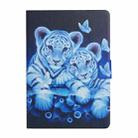 For iPad Pro 11 2024  Colored Drawing Pattern Flip Leather Smart Tablet Case(Tiger) - 3