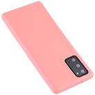 For Samsung Galaxy Note20 GOOSPERY SOFT FEELING Liquid TPU Drop-proof Soft Case(Pink) - 1