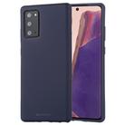 For Samsung Galaxy Note20 GOOSPERY SOFT FEELING Liquid TPU Drop-proof Soft Case(Dark Blue) - 1