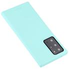 For Samsung Galaxy Note20 Ultra GOOSPERY SOFT FEELING Liquid TPU Drop-proof Soft Case(Mint Green) - 2