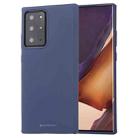 For Samsung Galaxy Note20 Ultra GOOSPERY SOFT FEELING Liquid TPU Drop-proof Soft Case(Dark Blue) - 1