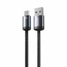 WK WDC-32m Raython Gen2 1m 3A USB to Micro USB Fast Charging Data Cable(Black) - 1