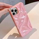 For iPhone 15 Pro Max Water Ripple Electroplating Paint TPU Phone Case(Pink) - 3