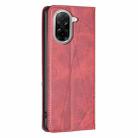For Redmi A5 4G 171.7mm Rhombus Texture Magnetic Leather Phone Case(Red) - 3