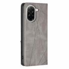 For Redmi A5 4G 171.7mm Rhombus Texture Magnetic Leather Phone Case(Grey) - 3
