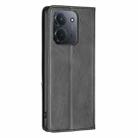 For Redmi 15C 4G 173.1mm / 15C 5G 173.1mm Rhombus Texture Magnetic Leather Phone Case(Black) - 3