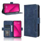 For T-Mobile Revvl 7 5G Skin Feel Calf Texture Card Slots Leather Phone Case(Blue) - 1