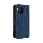 For T-Mobile Revvl 7 Pro 5G Skin Feel Calf Texture Card Slots Leather Phone Case(Blue) - 3