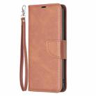 For Redmi K80 / K80 Pro Lambskin Texture Pure Color Flip Leather Phone Case(Brown) - 2