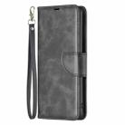 For Redmi K80 / K80 Pro Lambskin Texture Pure Color Flip Leather Phone Case(Black) - 2