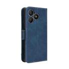 For Wiko T20 Skin Feel Calf Texture Card Slots Leather Phone Case(Blue) - 3