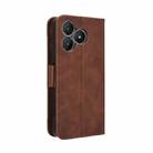 For Wiko T20 Skin Feel Calf Texture Card Slots Leather Phone Case(Brown) - 3