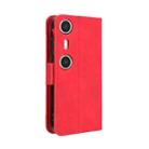 For XReal Beam Pro Skin Feel Calf Texture Card Slots Leather Phone Case(Red) - 3
