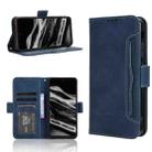 For XReal Beam Pro Skin Feel Calf Texture Card Slots Leather Phone Case(Blue) - 1