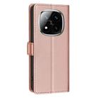 For Redmi Note 14 Pro 4G Litchi Texture RFID Anti-theft Leather Phone Case(Gold) - 3