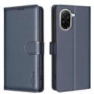 For Redmi A5 4G 171.7mm Litchi Texture RFID Anti-theft Leather Phone Case(Blue) - 1