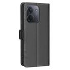 For Redmi 15C 4G 173.1mm / 15C 5G 173.1mm Litchi Texture RFID Anti-theft Leather Phone Case(Black) - 3