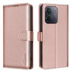 For Redmi 15C 4G 173.1mm / 15C 5G 173.1mm Litchi Texture RFID Anti-theft Leather Phone Case(Gold) - 1