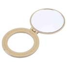 CPS-053 Magnetic Folding Phone Ring Holder with Mirror(Gold) - 3