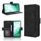 For Fujitsu Arrows We2 Plus Skin Feel Calf Texture Card Slots Leather Phone Case(Black) - 1