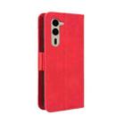 For Fujitsu Arrows We2 Plus Skin Feel Calf Texture Card Slots Leather Phone Case(Red) - 3