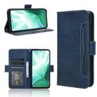 For Fujitsu Arrows We2 Plus Skin Feel Calf Texture Card Slots Leather Phone Case(Blue) - 1