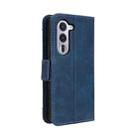 For Fujitsu Arrows Alpha F-51F Skin Feel Calf Texture Card Slots Leather Phone Case(Blue) - 3