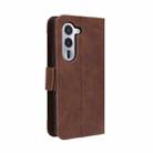 For Fujitsu Arrows Alpha F-51F Skin Feel Calf Texture Card Slots Leather Phone Case(Brown) - 3