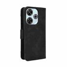 For Redmi 13 4G / Note 13R 5G Skin Feel Calf Texture Card Slots Leather Phone Case(Black) - 3