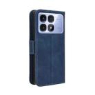 For Redmi K70 Ultra Skin Feel Calf Texture Card Slots Leather Phone Case(Blue) - 3