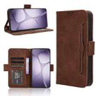 For Redmi K70 Ultra Skin Feel Calf Texture Card Slots Leather Phone Case(Brown) - 1