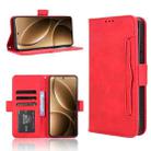 For Redmi K80 / K80 Pro Skin Feel Calf Texture Card Slots Leather Phone Case(Red) - 1