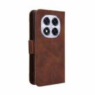 For Redmi Note 14 Pro+ 5G Skin Feel Calf Texture Card Slots Leather Phone Case(Brown) - 3