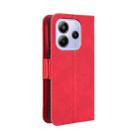 For Redmi Note 14 4G 164.84mm EU Version Skin Feel Calf Texture Card Slots Leather Phone Case(Red) - 3