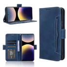 For Redmi Note 14 Pro 4G Skin Feel Calf Texture Card Slots Leather Phone Case(Blue) - 1