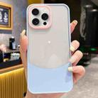 For iPhone 16 Pro Max Dual Color Stitching PC Hybrid TPU Phone Protective Case(Blue) - 1