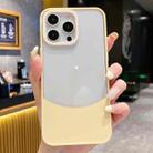 For iPhone 13 Pro Max Dual Color Stitching PC Hybrid TPU Phone Protective Case(Yellow) - 1