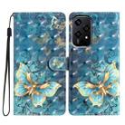 For Honor 200 Lite Global 3D Pattern Leather Phone Case(3D Butterfly) - 1