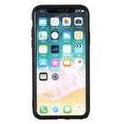 For iPhone XR Mandala Embossed PU + TPU Case with Holder & Card Slots & Photo Frame & Hand Strap(Blue) - 3