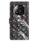 For Redmi Note 14 Pro+ 5G 3D Pattern Leather Phone Case(Skull) - 3