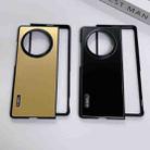 For vivo X Fold3 PC Hybrid Aluminum Alloy Brushed Shockproof Phone Case(Gold) - 3