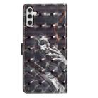 For Samsung Galaxy A16 5G 3D Pattern Leather Phone Case(Skull) - 3