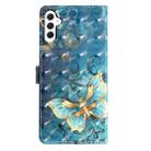 For Samsung Galaxy A56 5G 3D Pattern Leather Phone Case(3D Butterfly) - 3
