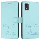 For itel A23 Pro / A17 Smile Embossing RFID Leather Phone Case(Mint Green) - 3