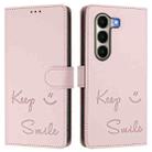For itel A95 5G Smile Embossing RFID Leather Phone Case(Pink) - 2