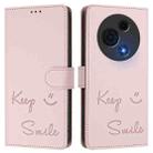 For TCL 60 NxtPaper Smile Embossing RFID Leather Phone Case(Pink) - 2