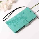 For iPhone 7 / 8 / SE 2022 Embossed Butterfly Flowers Leather Phone Case(Green) - 2