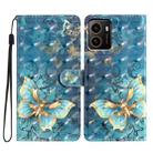 For HMD Pulse+ 3D Pattern Leather Phone Case(3D Butterfly) - 1